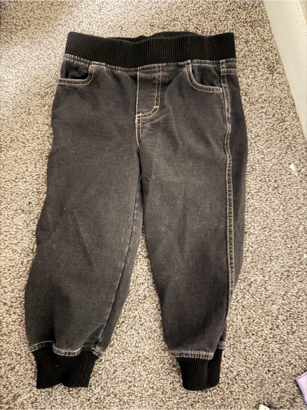 Calvin Klein Black Kids Jogger Jeans